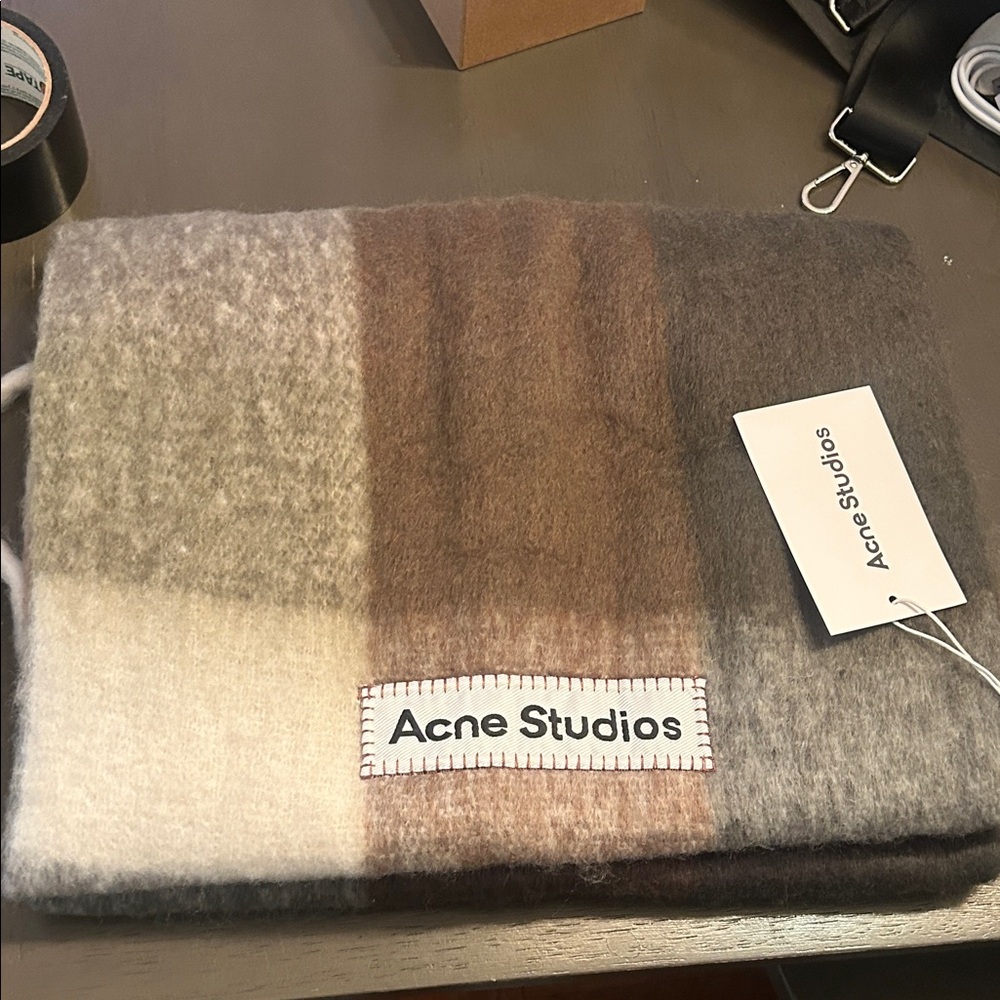 Acne Studios Gray Wool Accessory